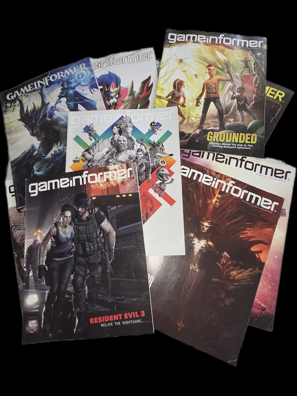 Huge lot of game informer magazine 2020 including features with resident evil